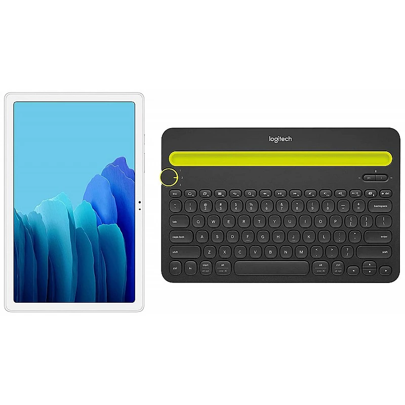 Samsung Galaxy Tab A7 LTE 3 GB RAM 32 GB ROM 26.42 cm (10.4 inch) with Wi-Fi+4G Tablet (Silver) Samsung Galaxy Tab A7 LTE 3 GB RAM 32 GB ROM 26.42 cm (10.4 inch) with Wi-Fi+4G Tablet (Silver)
