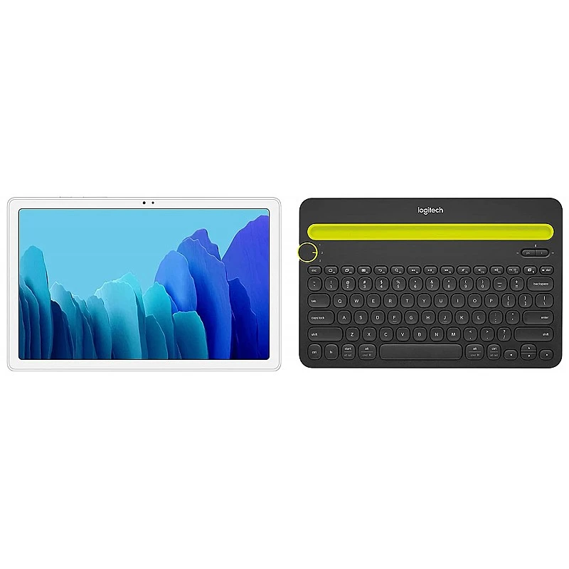 Samsung Galaxy Tab A7 LTE 3 GB RAM 32 GB ROM 26.42 cm (10.4 inch) with Wi-Fi+4G Tablet (Silver) Samsung Galaxy Tab A7 LTE 3 GB RAM 32 GB ROM 26.42 cm (10.4 inch) with Wi-Fi+4G Tablet (Silver)