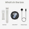 Samsung Galaxy Watch 7 (44mm, Silver, BT+LTE) with 3nm Processor | Dual GPS | Sapphire Glass & Armour Aluminum | 5ATM & IP68 | HR, SpO2, BP & ECG Monitor