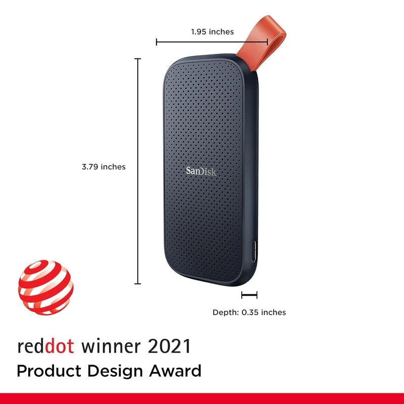 SanDisk 2TB Portable SSD, 800MB/s R, USB 3.2 Gen 2, Rugged SSD with Upto 2 Meter Drop Protection, Type-C to Type-A Cable, PC & Mac Compatible, 3 Y Warranty, External SSD (SDSSDE30-2T00-G26) SanDisk 2TB Portable SSD, 800MB/s R, USB 3.2 Gen 2, Rugged SSD with Upto 2 Meter Drop Protection, Type-C to Type-A Cable, PC & Mac Compatible, 3 Y Warranty, External SSD (SDSSDE30-2T00-G26)