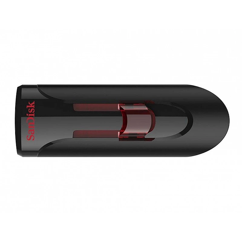 SanDisk Cruzer Glide 3.0 USB Flash Drive, CZ600 64GB, USB3.0, Black with red Slider, Retractable Design, 5Y SanDisk Cruzer Glide 3.0 USB Flash Drive, CZ600 64GB, USB3.0, Black with red Slider, Retractable Design, 5Y