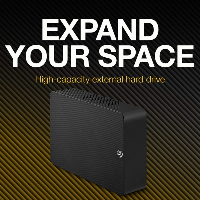 Seagate Expansion 16TB Desktop External HDD - USB 3.0 for Windows and Mac with 3 yr Data Recovery Services, Portable Hard Drive (STKP16000402), Black Seagate Expansion 16TB Desktop External HDD - USB 3.0 for Windows and Mac with 3 yr Data Recovery Services, Portable Hard Drive (STKP16000402), Black