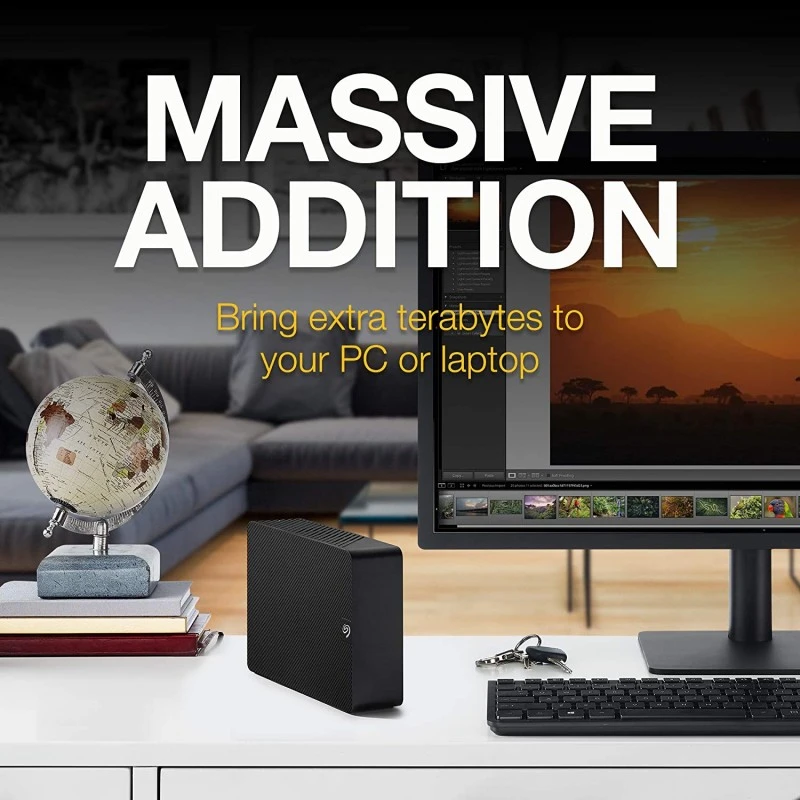 Seagate Expansion 16TB Desktop External HDD - USB 3.0 for Windows and Mac with 3 yr Data Recovery Services, Portable Hard Drive (STKP16000402), Black Seagate Expansion 16TB Desktop External HDD - USB 3.0 for Windows and Mac with 3 yr Data Recovery Services, Portable Hard Drive (STKP16000402), Black