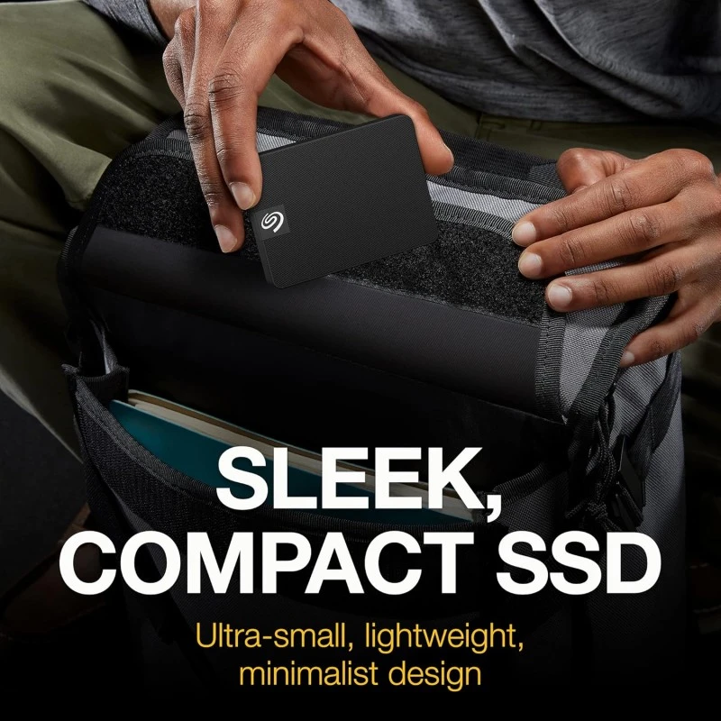 Seagate Expansion 500 GB External SSD up to 1000 MB/s USB-C and USB 3.0 for PC, Laptop and Mac, 3 yr Data Recovery Services, Portable Solid State Drive (STLH500400) Seagate Expansion 500 GB External SSD up to 1000 MB/s USB-C and USB 3.0 for PC, Laptop and Mac, 3 yr Data Recovery Services, Portable Solid State Drive (STLH500400)