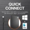 Seagate One Touch 500GB External SSD up to 1030 Mb/s, for Windows and Mac, with Android App, 3 yr Data Recovery Services, Portable SSD Black, 6 Month Mylio Create and Dropbox Plan (STKG500400) Seagate One Touch 500GB External SSD up to 1030 Mb/s, for Windows and Mac, with Android App, 3 yr Data Recovery Services, Portable SSD Black, 6 Month Mylio Create and Dropbox Plan (STKG500400)