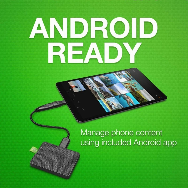 Seagate Ultra Touch 500GB External SSD Mobile Touch App, USB-C USB 3.0, 3 Years Data Recovery Services, Portable SSD for Android, Windows and Mac (Black, STJW500401) Seagate Ultra Touch 500GB External SSD Mobile Touch App, USB-C USB 3.0, 3 Years Data Recovery Services, Portable SSD for Android, Windows and Mac (Black, STJW500401)