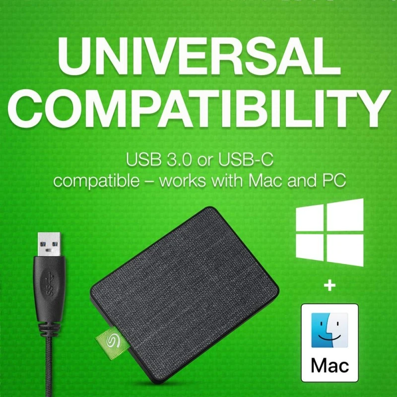 Seagate Ultra Touch 500GB External SSD Mobile Touch App, USB-C USB 3.0, 3 Years Data Recovery Services, Portable SSD for Android, Windows and Mac (Black, STJW500401) Seagate Ultra Touch 500GB External SSD Mobile Touch App, USB-C USB 3.0, 3 Years Data Recovery Services, Portable SSD for Android, Windows and Mac (Black, STJW500401)