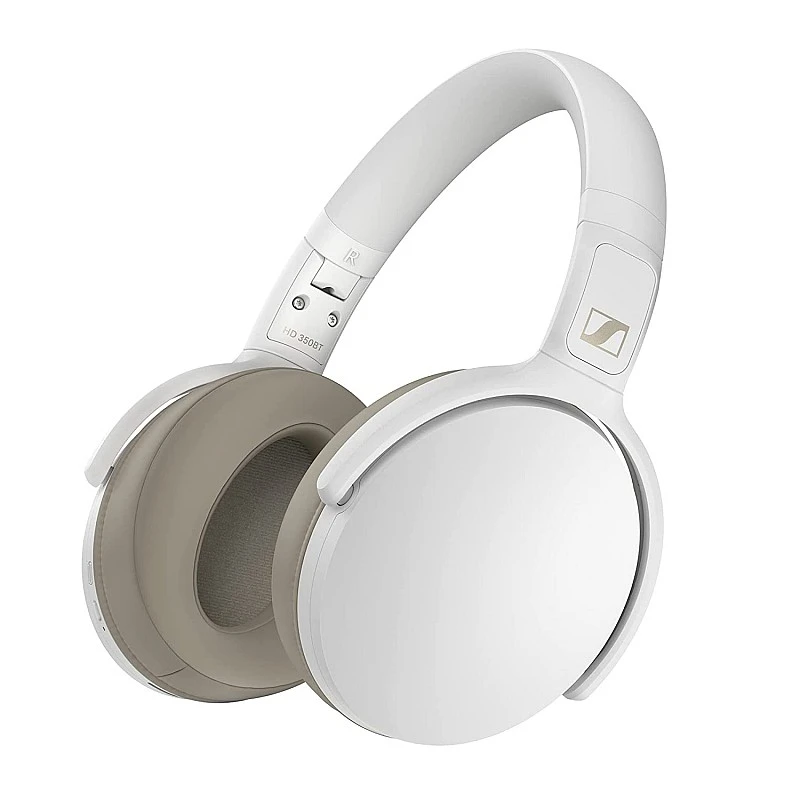 Sennheiser HD 350BT Wireless Bluetooth Over The Ear Headphone with Mic White Sennheiser HD 350BT Wireless Bluetooth Over The Ear Headphone with Mic White