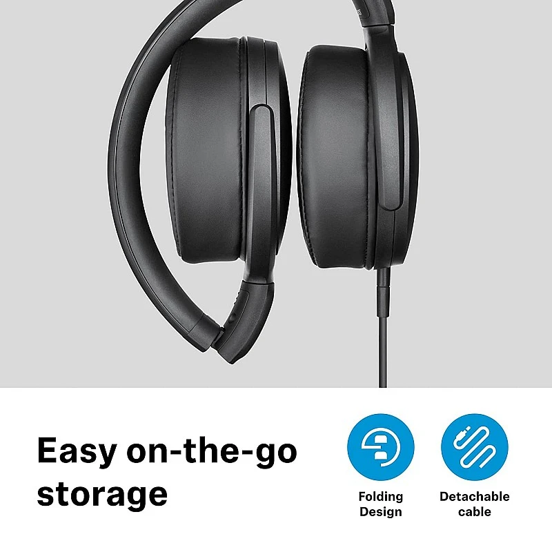 Sennheiser HD 400s Wired Over The Ear Headphone with Mic Black Sennheiser HD 400s Wired Over The Ear Headphone with Mic Black