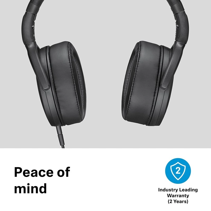 Sennheiser HD 400s Wired Over The Ear Headphone with Mic Black Sennheiser HD 400s Wired Over The Ear Headphone with Mic Black