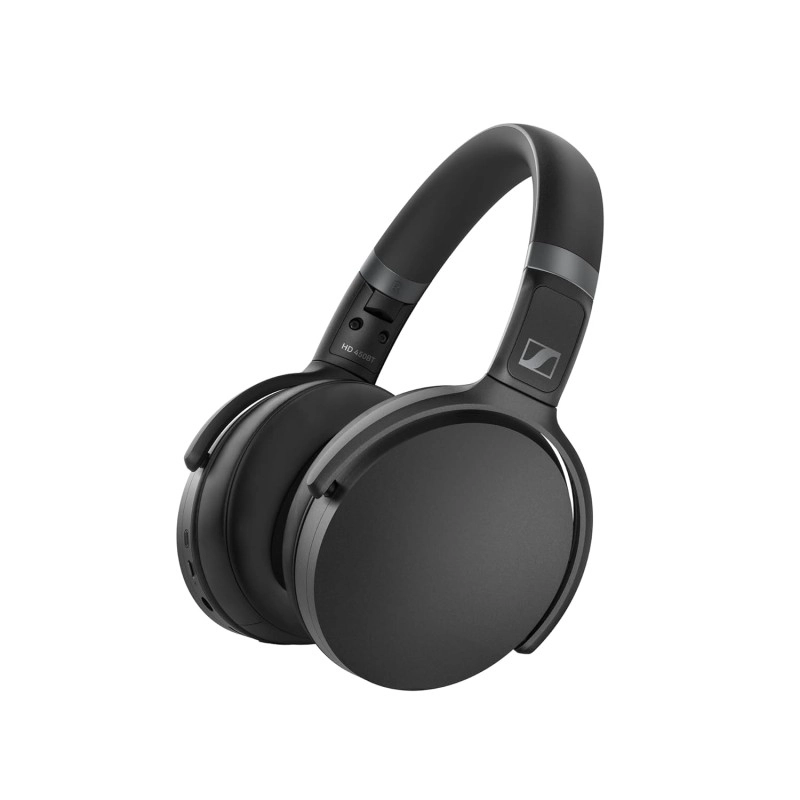 Sennheiser HD 450BT Wireless Headphones, German Design, ANC, Alexa Built-in, 30H Battery, Comfortable & Lightweight Over-Ear Design, Built-in Mic for Clear Calls, Fast Charging, 2Y Warranty, Black