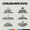 Skullcandy Crusher Evo Wireless Over_Ear Bluetooth Headphones with Microphone, for iPhone and Android, 40 Hour Battery Life, Extra Bass Tech - Bonus Line USB-C Cable -Black