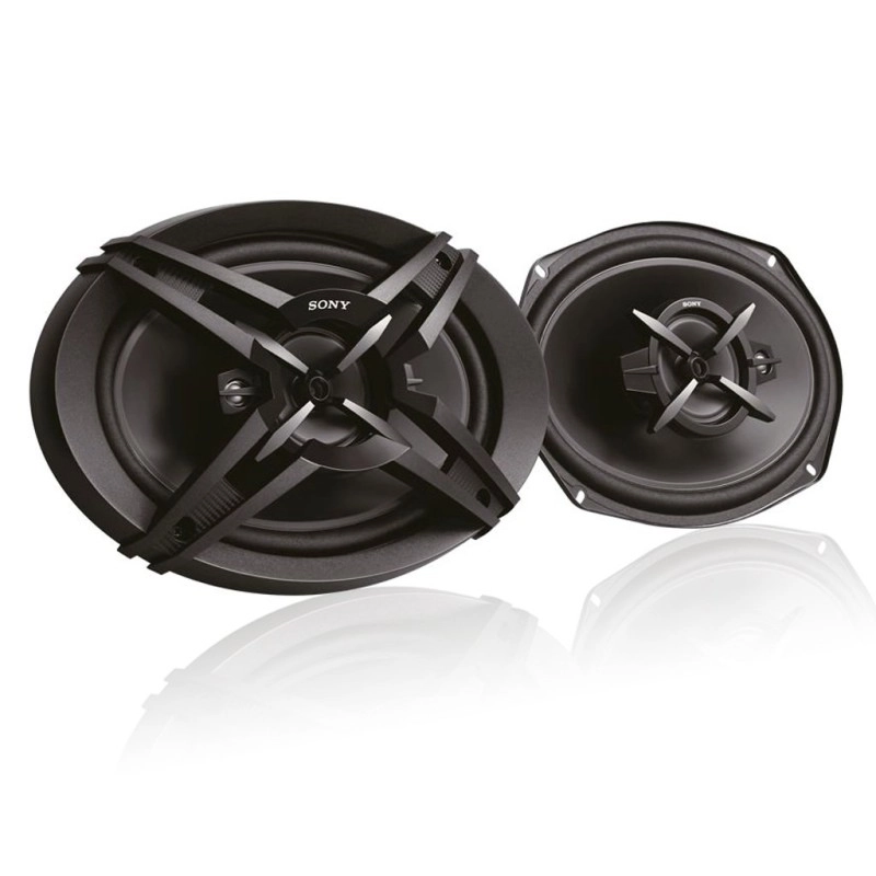 Sony XS-FB693E 6x9" 3-Way Coaxial Car Speakers, Peak 420W, RMS 60W, Rated 50W, with Grill (Black)