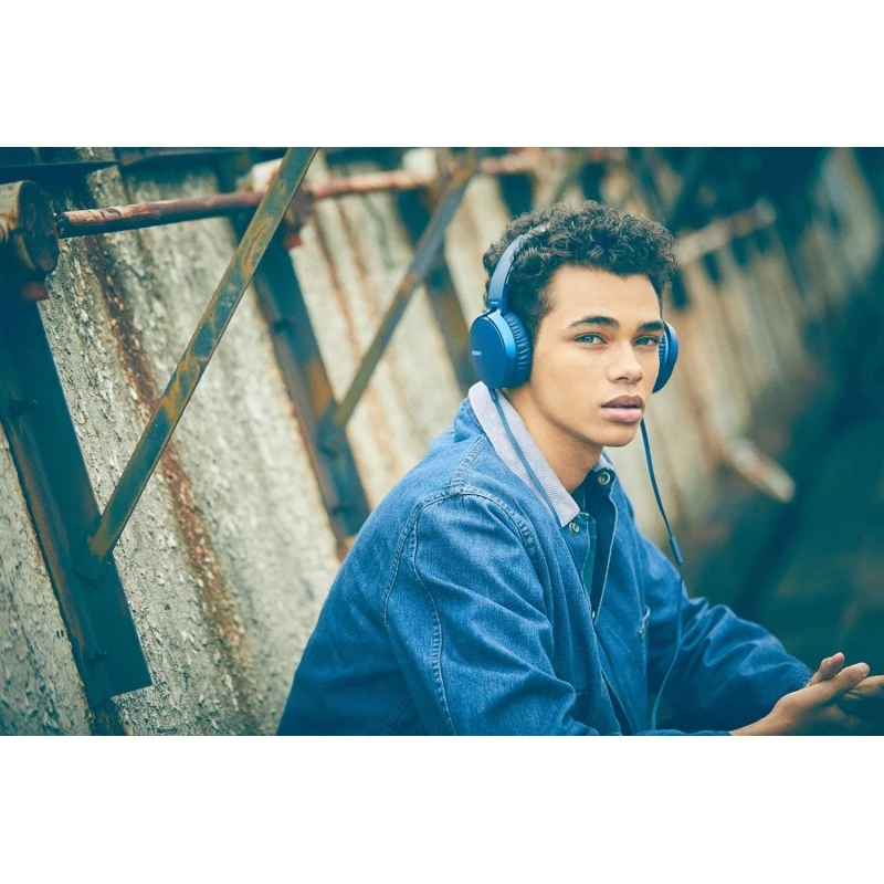 Sony MDR-XB550AP Wired Extra Bass On-Ear Headphones (Blue) Sony MDR-XB550AP Wired Extra Bass On-Ear Headphones (Blue)
