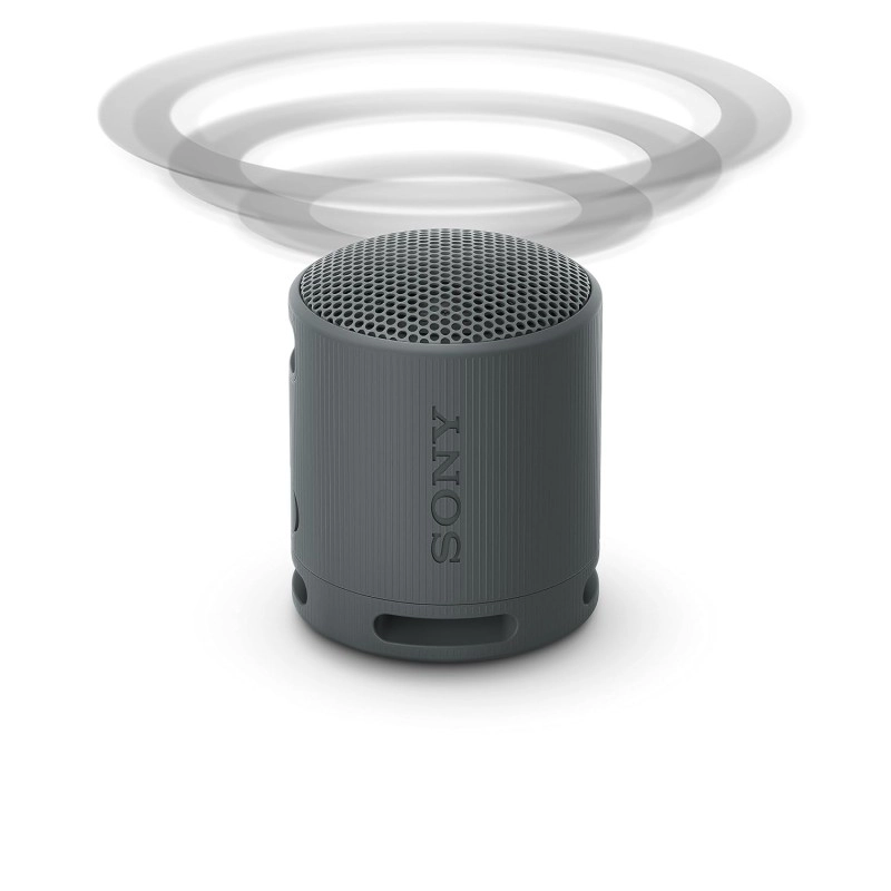Sony SRS-XB100 Wireless Bluetooth Portable Lightweight Super-Compact Travel Speaker, Extra-Durable IP67 Waterproof & Dustproof, 16 Hrs Batt, Versatile Strap, Extra Bass & Hands-Free Calling-Blue