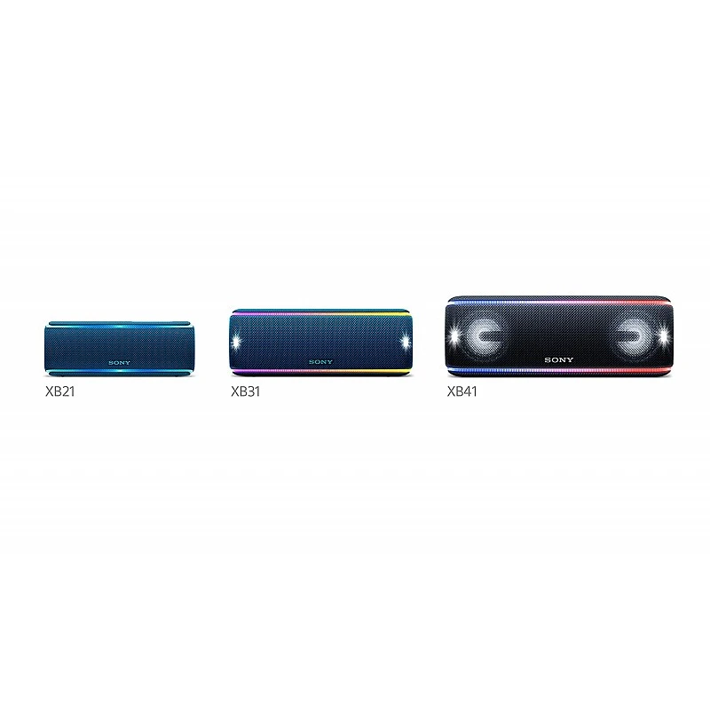 Sony SRS-XB41 Wireless Extra Bass Bluetooth Speaker with 24 Hours Battery Life, Party Chain, Speaker wih Mic (Black) Sony SRS-XB41 Wireless Extra Bass Bluetooth Speaker with 24 Hours Battery Life, Party Chain, Speaker wih Mic (Black)