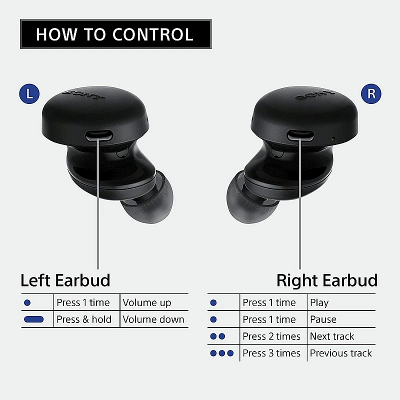 Sony WF-XB700 Truly Wireless Extra Bass Bluetooth Earbuds with 18 Hours Battery Life, True Wireless Earbuds with Mic Sony WF-XB700 Truly Wireless Extra Bass Bluetooth Earbuds with 18 Hours Battery Life, True Wireless Earbuds with Mic