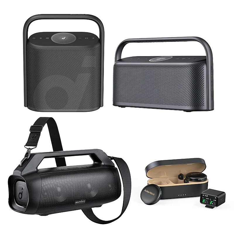 Soundcore Motion Q Portable Bluetooth Speaker by Anker, 16W Speaker with 360° Sound, BassUp Technology, and IPX7 Waterproof for Outdoor Activities and Parties Soundcore Motion Q Portable Bluetooth Speaker by Anker, 16W Speaker with 360° Sound, BassUp Technology, and IPX7 Waterproof for Outdoor Activities and Parties
