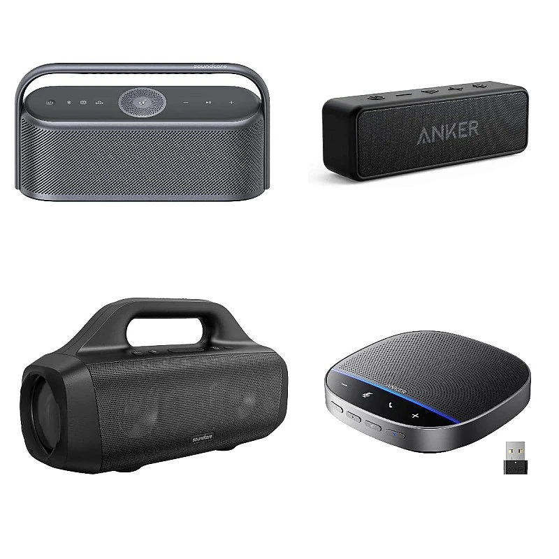 Soundcore Motion Q Portable Bluetooth Speaker by Anker, 16W Speaker with 360° Sound, BassUp Technology, and IPX7 Waterproof for Outdoor Activities and Parties Soundcore Motion Q Portable Bluetooth Speaker by Anker, 16W Speaker with 360° Sound, BassUp Technology, and IPX7 Waterproof for Outdoor Activities and Parties
