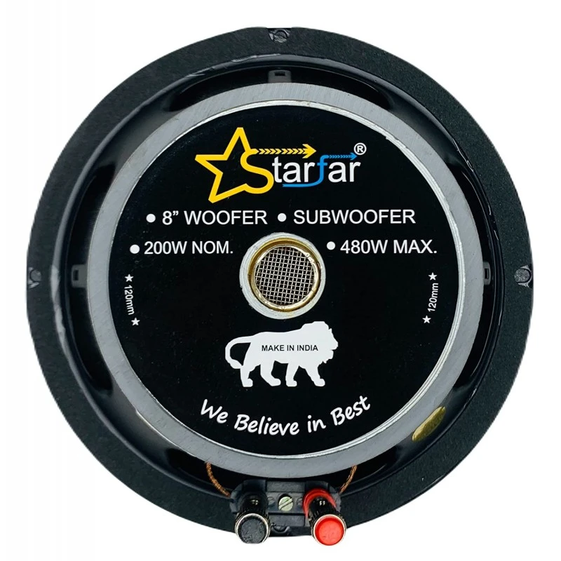 Starfar 5.25 inches Subwoofer 4 Ohms/90Watts/80mmMagnet Starfar 5.25 inches Subwoofer 4 Ohms/90Watts/80mmMagnet