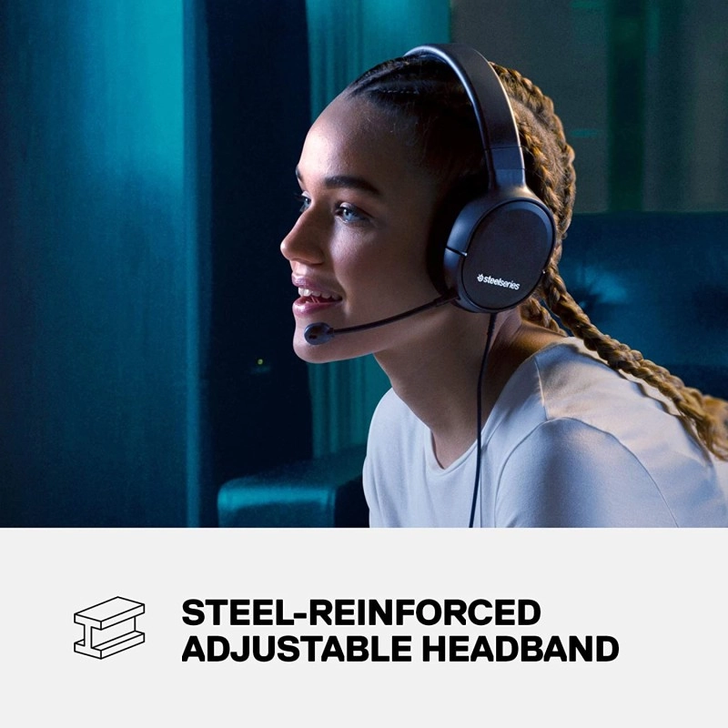 Steelseries Arctis 1 Wired Over Ear Headphones with Mic (Black) Steelseries Arctis 1 Wired Over Ear Headphones with Mic (Black)
