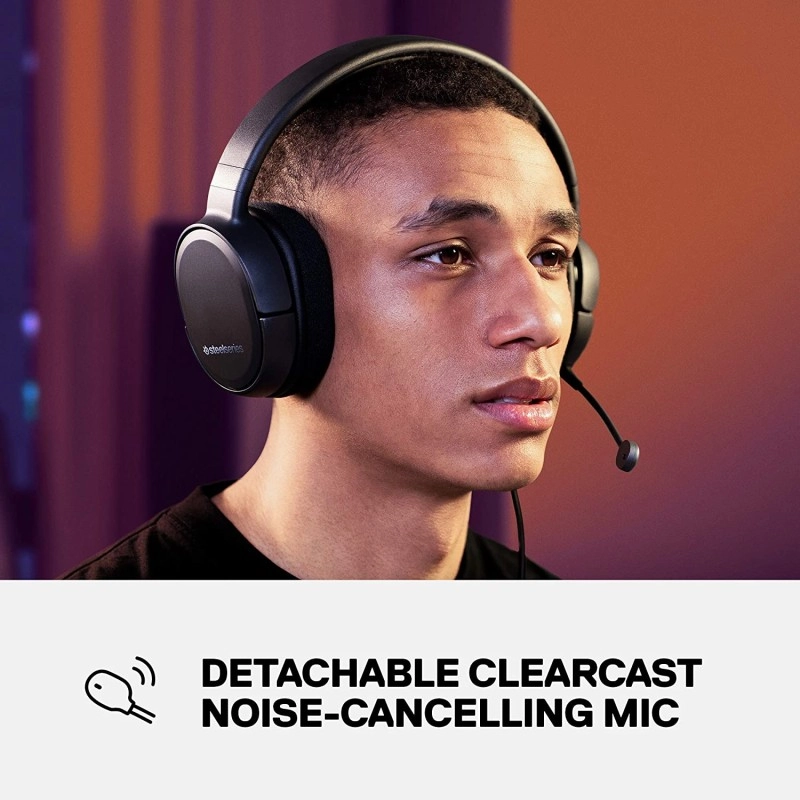 Steelseries Arctis 1 Wired Over Ear Headphones with Mic (Black) Steelseries Arctis 1 Wired Over Ear Headphones with Mic (Black)