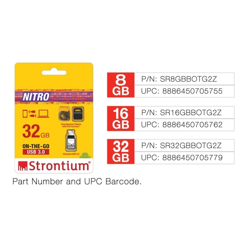 Strontium Nitro SR16GBBOTG2Z 16GB USB OTG Pen Drive (Black) Strontium Nitro SR16GBBOTG2Z 16GB USB OTG Pen Drive (Black)