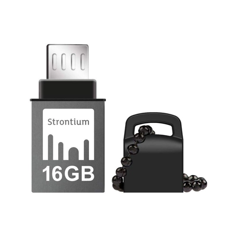 Strontium Nitro SR16GBBOTG2Z 16GB USB OTG Pen Drive (Black) Strontium Nitro SR16GBBOTG2Z 16GB USB OTG Pen Drive (Black)