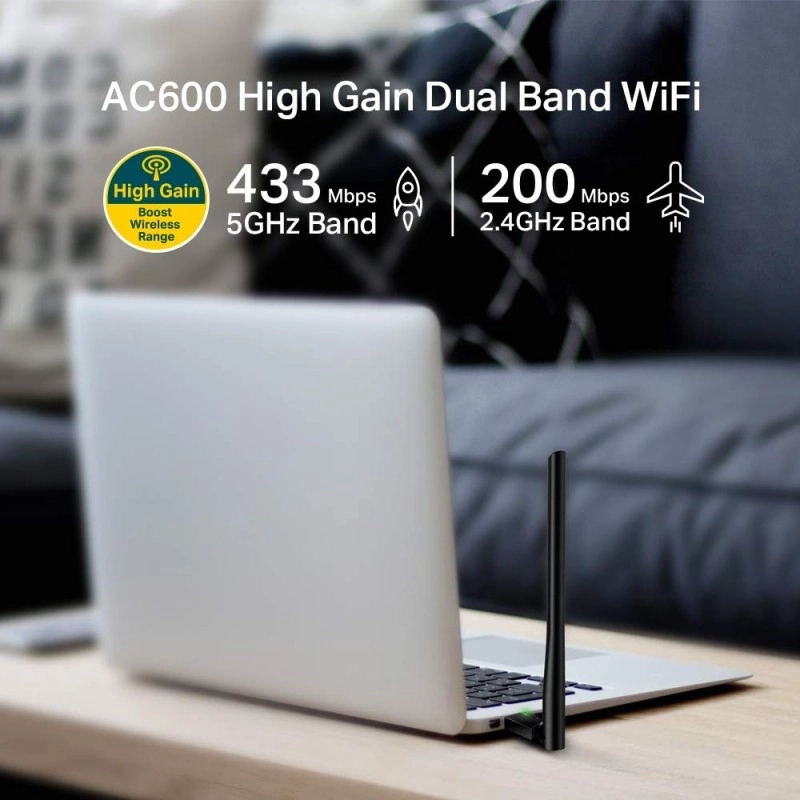 TP-LINK AC1300 Archer T3U Plus High Gain USB 3.0 Wi-Fi Dongle, Wireless Dual Band MU-MIMO WiFi Adapter with High Gain Antenna, Supports Windows 11/10/8.1/8/7/XP/Mac OS (Black) TP-LINK AC1300 Archer T3U Plus High Gain USB 3.0 Wi-Fi Dongle, Wireless Dual Band MU-MIMO WiFi Adapter with High Gain Antenna, Supports Windows 11/10/8.1/8/7/XP/Mac OS (Black)
