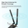 TP-Link Ac1300 Wi-Fi WiFi Pcie Card(Archer T6E)-2.4G/5G Dual Band Wireless Pci Express Adapter, Low Profile, Long Range, Heat Sink Technology, Supports Windows 10/8.1/8/7/Xp,Black