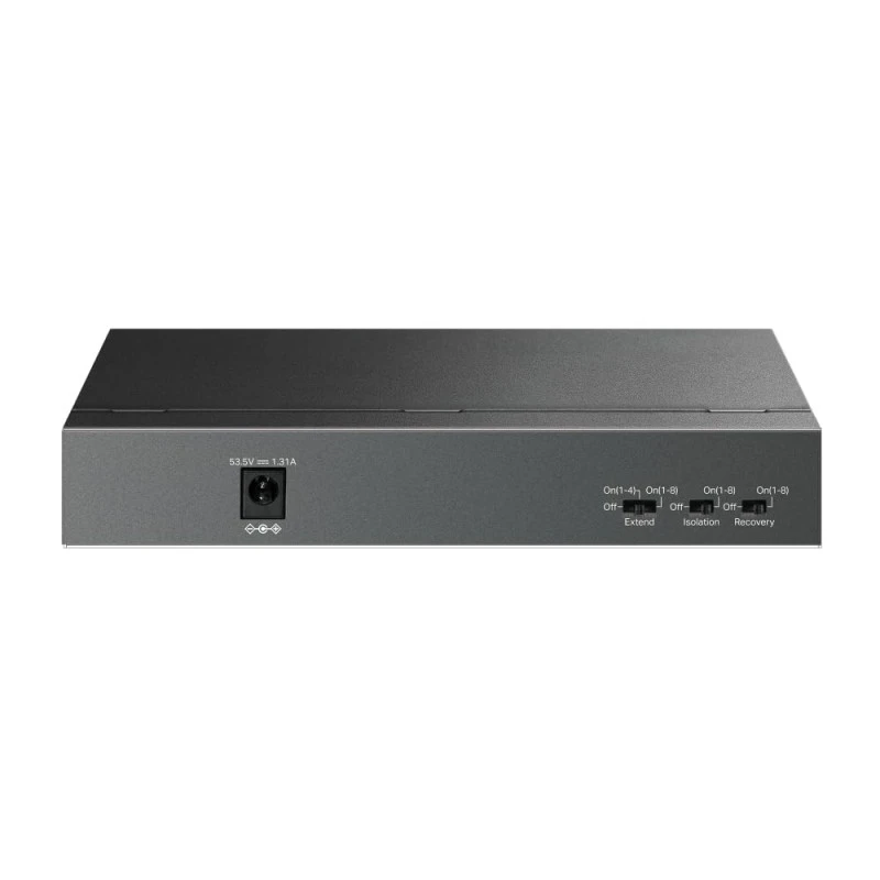 TP-Link LS109P 9-Port 10/100Mbps Desktop Ethernet Switch with 8-Port PoE+, 63 W PoE Budget, PoE Auto Recovery,Up to 250 m PoE Transmission, Plug & Play, Ideal for IP Surveillance & Network Security TP-Link LS109P 9-Port 10/100Mbps Desktop Ethernet Switch with 8-Port PoE+, 63 W PoE Budget, PoE Auto Recovery,Up to 250 m PoE Transmission, Plug & Play, Ideal for IP Surveillance & Network Security