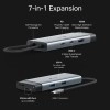 TP-Link Powered USB Hub with 7 Data Smart Charging USB 3.0 Ports, Compatible with Windows, Mac OS X and Linux Systems, 5V/1.5A Power Output (UH700)
