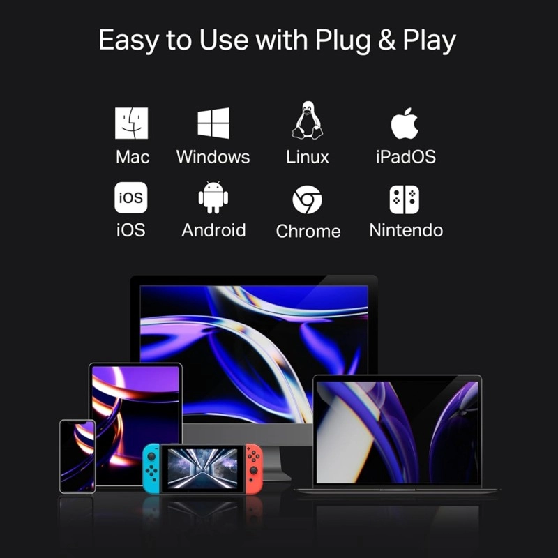 TP-Link Powered USB Hub with 7 Data Smart Charging USB 3.0 Ports, Compatible with Windows, Mac OS X and Linux Systems, 5V/1.5A Power Output (UH700)