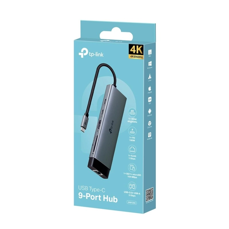 TP-Link Powered USB Hub with 7 Data Smart Charging USB 3.0 Ports, Compatible with Windows, Mac OS X and Linux Systems, 5V/1.5A Power Output (UH700)