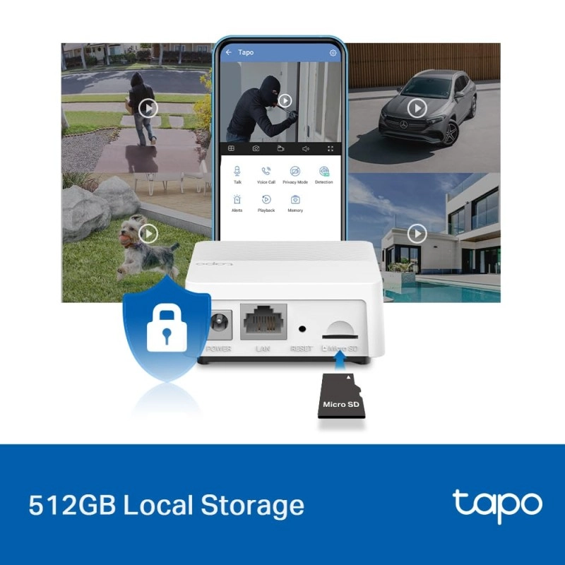 TP-Link Tapo Smart Hub with Built-In Chime, REQUIRES 2.4GHz Wi-Fi, Connect up to 64 Smart + 4 Camera Devices, Sub-1G Low-Power Wireless Protocol, 512GB Local Storage, Tapo H200 TP-Link Tapo Smart Hub with Built-In Chime, REQUIRES 2.4GHz Wi-Fi, Connect up to 64 Smart + 4 Camera Devices, Sub-1G Low-Power Wireless Protocol, 512GB Local Storage, Tapo H200