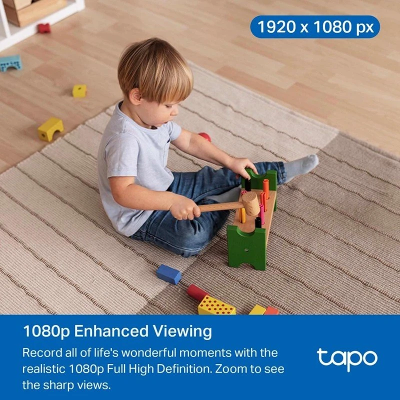 Tapo TP-Link C200 360° 2MP 1080p Full HD Pan/Tilt Home Security Wi-Fi Smart Camera| Alexa Enabled| 2-Way Audio| Night Vision| Motion Detection| Sound and Light Alarm| Indoor CCTV White- Tapo TP-Link C200 360° 2MP 1080p Full HD Pan/Tilt Home Security Wi-Fi Smart Camera| Alexa Enabled| 2-Way Audio| Night Vision| Motion Detection| Sound and Light Alarm| Indoor CCTV White-