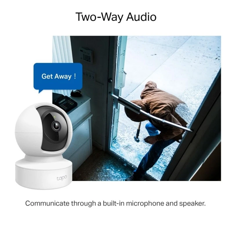 Tapo TP-Link C210P2 360° 3MP 2K 2304 Full HD 1296P Video Pan/Tilt Smart Wi-Fi Security Camera | Alexa Enabled | 2-Way Audio| Night Vision| Motion Detection | Indoor CCTV | Pack of 2,White Tapo TP-Link C210P2 360° 3MP 2K 2304 Full HD 1296P Video Pan/Tilt Smart Wi-Fi Security Camera | Alexa Enabled | 2-Way Audio| Night Vision| Motion Detection | Indoor CCTV | Pack of 2,White