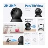 Tapo TP-Link C210P2 360° 3MP 2K 2304 Full HD 1296P Video Pan/Tilt Smart Wi-Fi Security Camera | Alexa Enabled | 2-Way Audio| Night Vision| Motion Detection | Indoor CCTV | Pack of 2,White Tapo TP-Link C210P2 360° 3MP 2K 2304 Full HD 1296P Video Pan/Tilt Smart Wi-Fi Security Camera | Alexa Enabled | 2-Way Audio| Night Vision| Motion Detection | Indoor CCTV | Pack of 2,White
