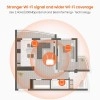 Tenda 4G06 3G/4G Volte N300 Wi-Fi Router, 2 Removable Antennas, Data Traffic Monitoring Connects Up to 32 Devices Tenda 4G06 3G/4G Volte N300 Wi-Fi Router, 2 Removable Antennas, Data Traffic Monitoring Connects Up to 32 Devices