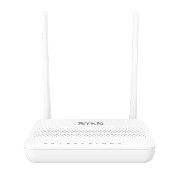 Tenda HG6 N300 Wi-Fi GPON ONT Router 4 LAN Ports 2X6dBi High Gain Antennas IPv6 Supported Single Band White