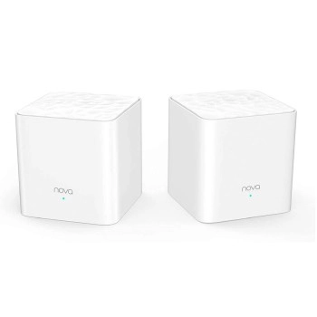 Tenda Nova MW3 Whole Home Mesh Router WiFi System Plug and Play White Pack of 2