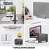 Tizum Vertical Laptop Stand for Desk with Adjustable Dock Width, Tizum Vertical Laptop Stand for Desk with Adjustable Dock Width,
