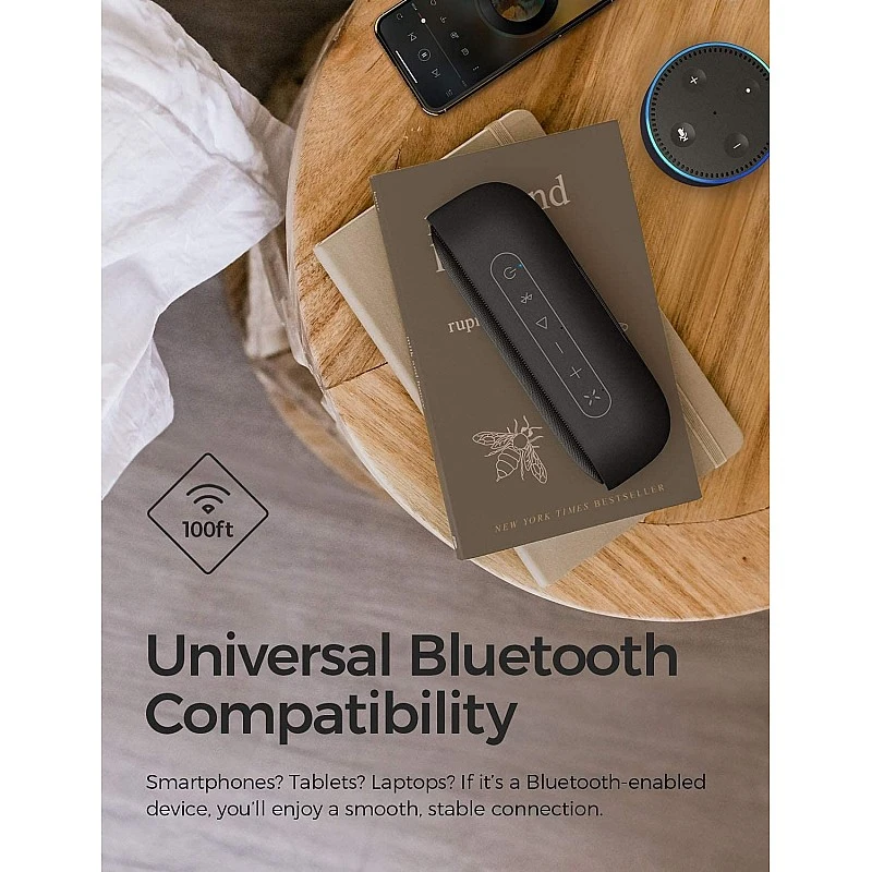 Tribit MaxSound Plus 24 Watt Wireless Bluetooth Portable Outdoor Speaker (black) Tribit MaxSound Plus 24 Watt Wireless Bluetooth Portable Outdoor Speaker (black)