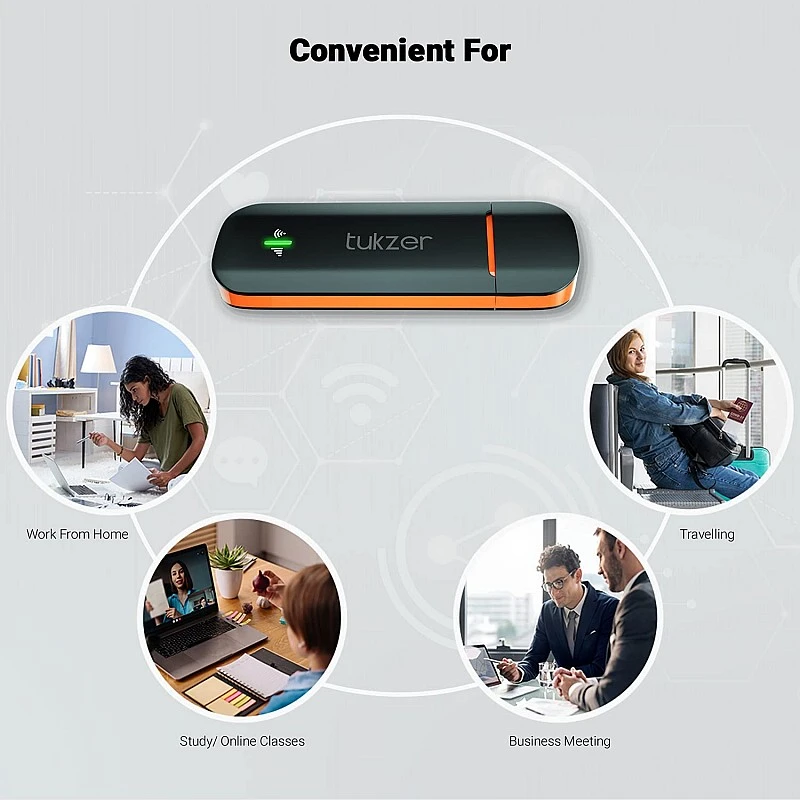 Tukzer 4G LTE Wireless USB Dongle Stick with up to 150Mbps Data Speed Black Tukzer 4G LTE Wireless USB Dongle Stick with up to 150Mbps Data Speed Black