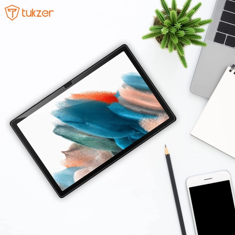 Tukzer Tempered Glass Screen Protector For Samsung Galaxy Tab A8 10.5-Inch (2021 Release)(SM-X200/ SM-X205)| Premium 9H Hardness, Anti-Scratch, Bubble-free Screen Guard Tukzer Tempered Glass Screen Protector For Samsung Galaxy Tab A8 10.5-Inch (2021 Release)(SM-X200/ SM-X205)| Premium 9H Hardness, Anti-Scratch, Bubble-free Screen Guard