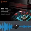 Tukzer USB Computer Microphone, RGB Mic, Omnidirectional Condenser Noise-Cancelling with On-Off Button, Plug & Play Desktop Laptop Mic (Black) 