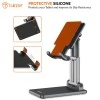 Tukzer Universal Tablet Tabletop Stand Mobile Holder| Dual Poles Heavy Base Aluminum, Foldable, Multi-Angle Height Adjustable Stand for iPad Tablets Smartphones E-Book Readers Up to 15.6 inc Jet Black Tukzer Universal Tablet Tabletop Stand Mobile Holder| Dual Poles Heavy Base Aluminum, Foldable, Multi-Angle Height Adjustable Stand for iPad Tablets Smartphones E-Book Readers Up to 15.6 inc Jet Black