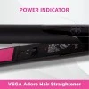 VEGA Adore Hair Straightener with Ceramic Coated Plates & Quick Heat-Up (VHSH-18), Color May Vary, (Made In India)