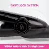 VEGA Adore Hair Straightener with Ceramic Coated Plates & Quick Heat-Up (VHSH-18), Color May Vary, (Made In India)