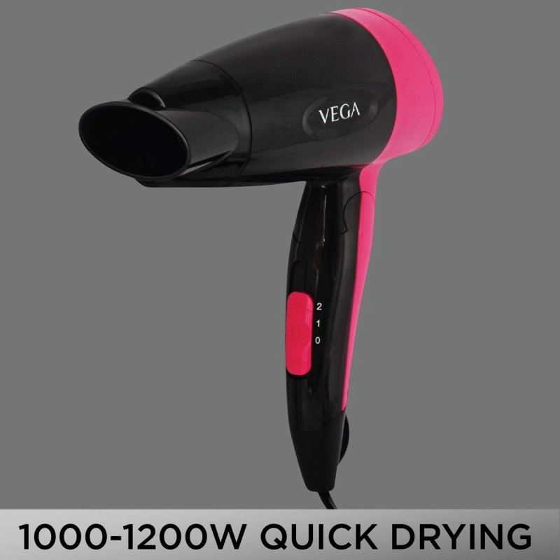 VEGA Miss Perfect Styling Set - Hair Dryer And Straightener Combo (VHSS-01), Black VEGA Miss Perfect Styling Set - Hair Dryer And Straightener Combo (VHSS-01), Black